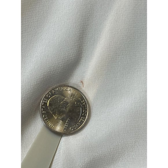 Yumi Kim Ivory Silk Ruffle Hem Cami Blouse Cream Size S - Picture 7 of 7